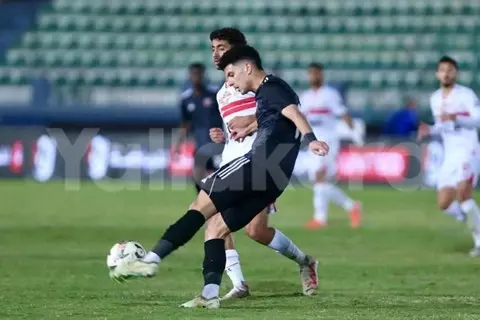 الأول له هذا الموسم.. توفيق محمد يسجل هدف التقدم لبتروجيت ضد الزمالك بكاس الرابطة